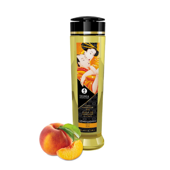 shunga massage oil peach