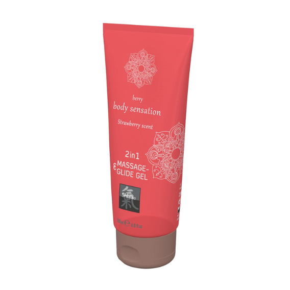strawberry massage gel and lubricant