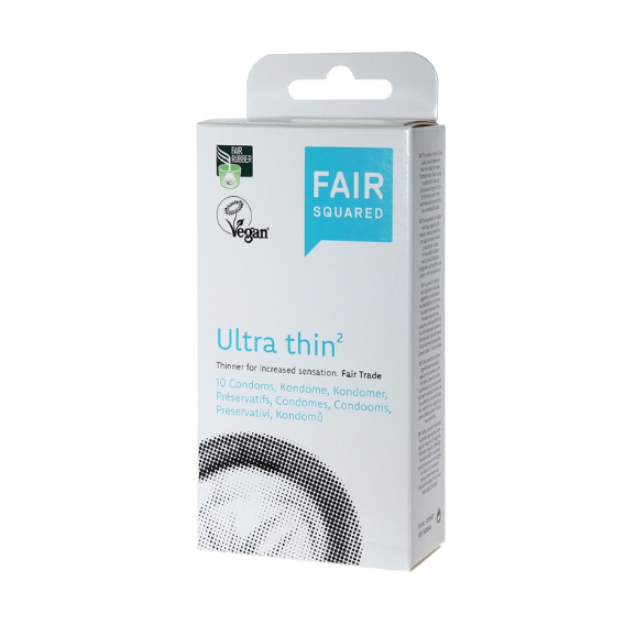 fair squared ultra thin condoms 10 pack