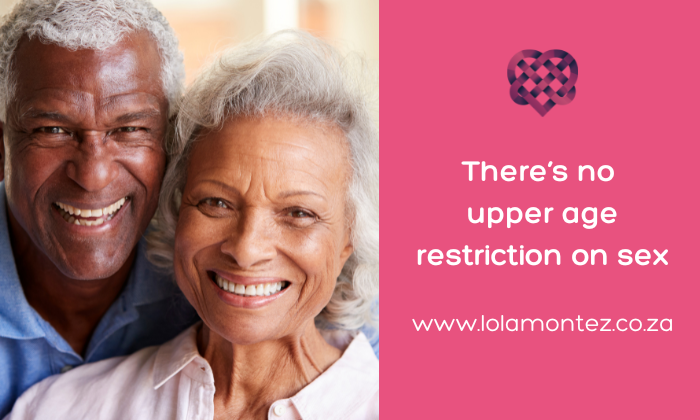 There is no upper age restriction on sex