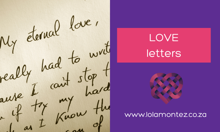 Love letters and language of love