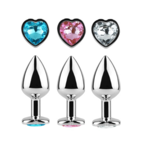 secret play crystal heart anal plug