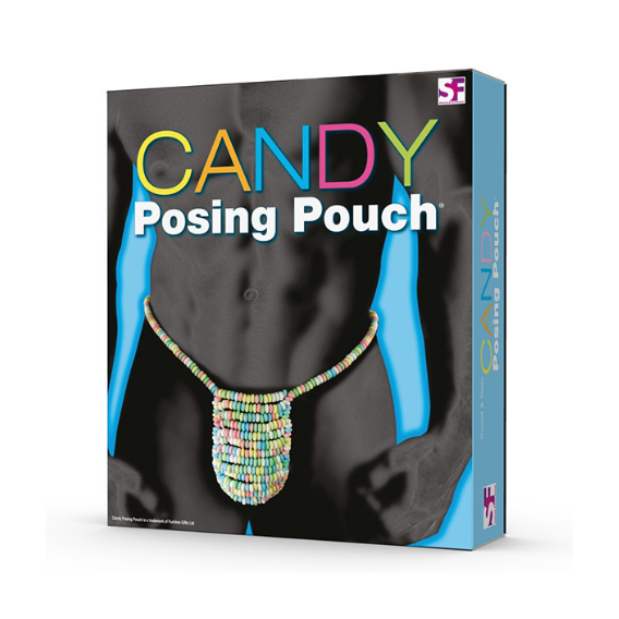 candy posing pouch for him