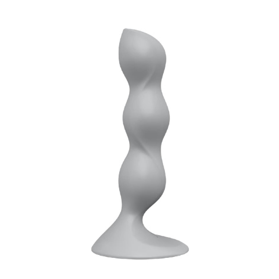 Triple Ball-R grey dildo