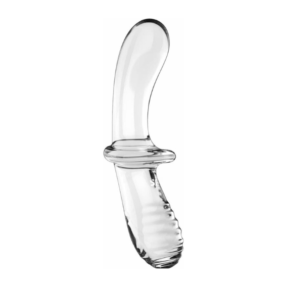 Satisfyer Double Crystal Dildo Transparent.