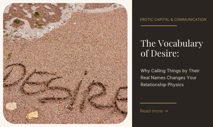 Vocabulary of desire by Sharon Gordon for Lola MOntez blog post