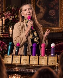 sharon Gordon with her wands